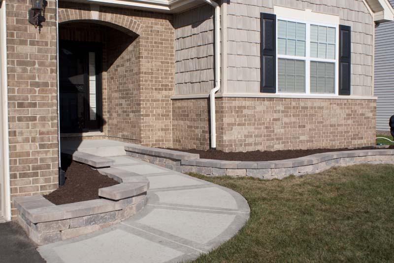 Retaining Wall & Walkway