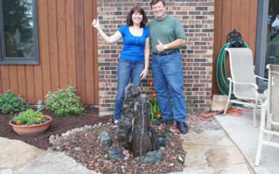 Three-Tiered Basalt Fountainscape