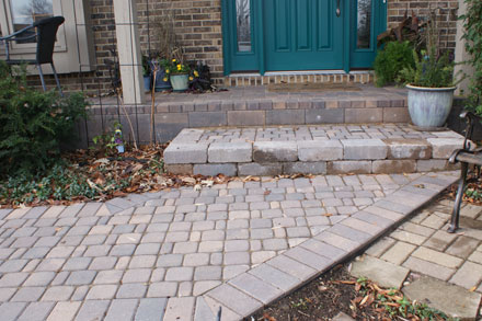 Paveloc Paver Stone Walkway and Porch